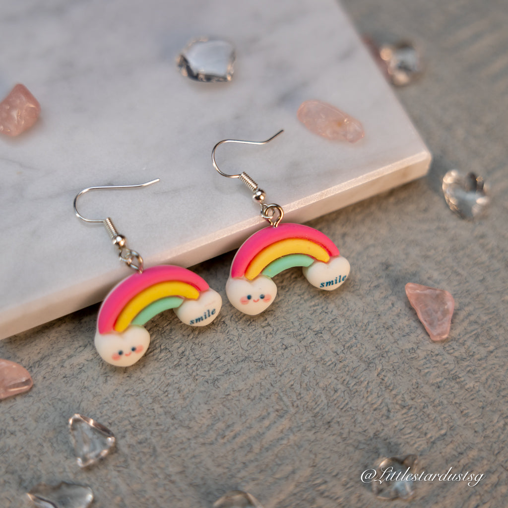Rainbow Heart | Earrings