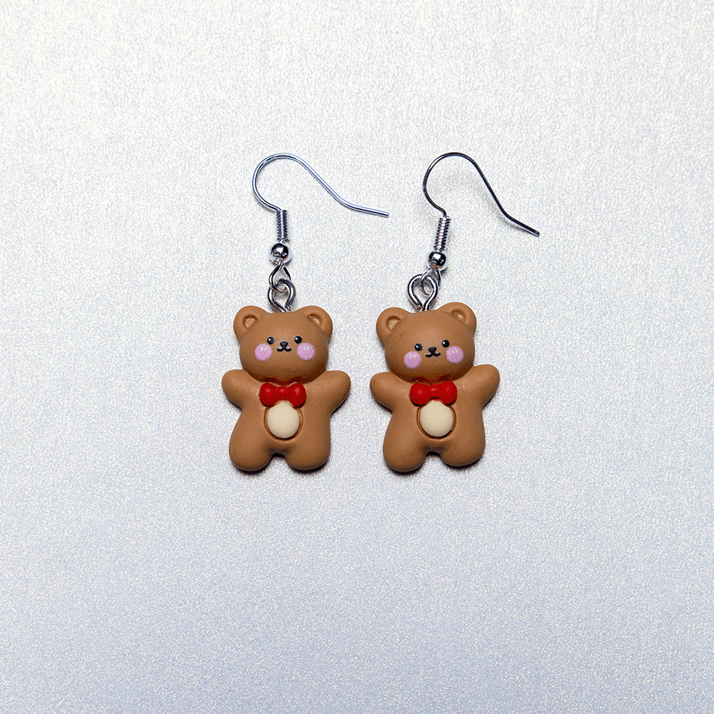 Brown Bear | Earrings