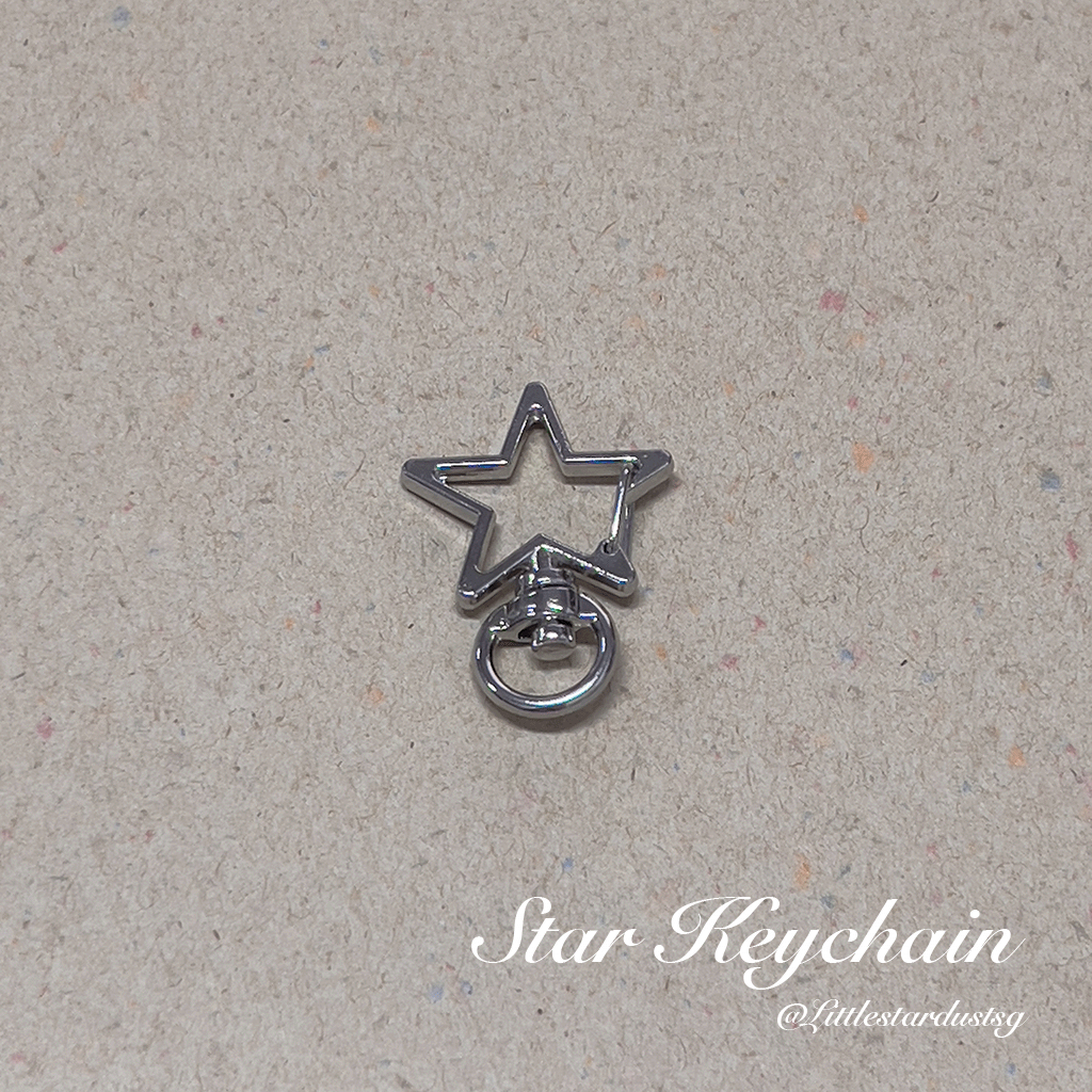 Sleepy Star (Purple Ribbon) | Keychain