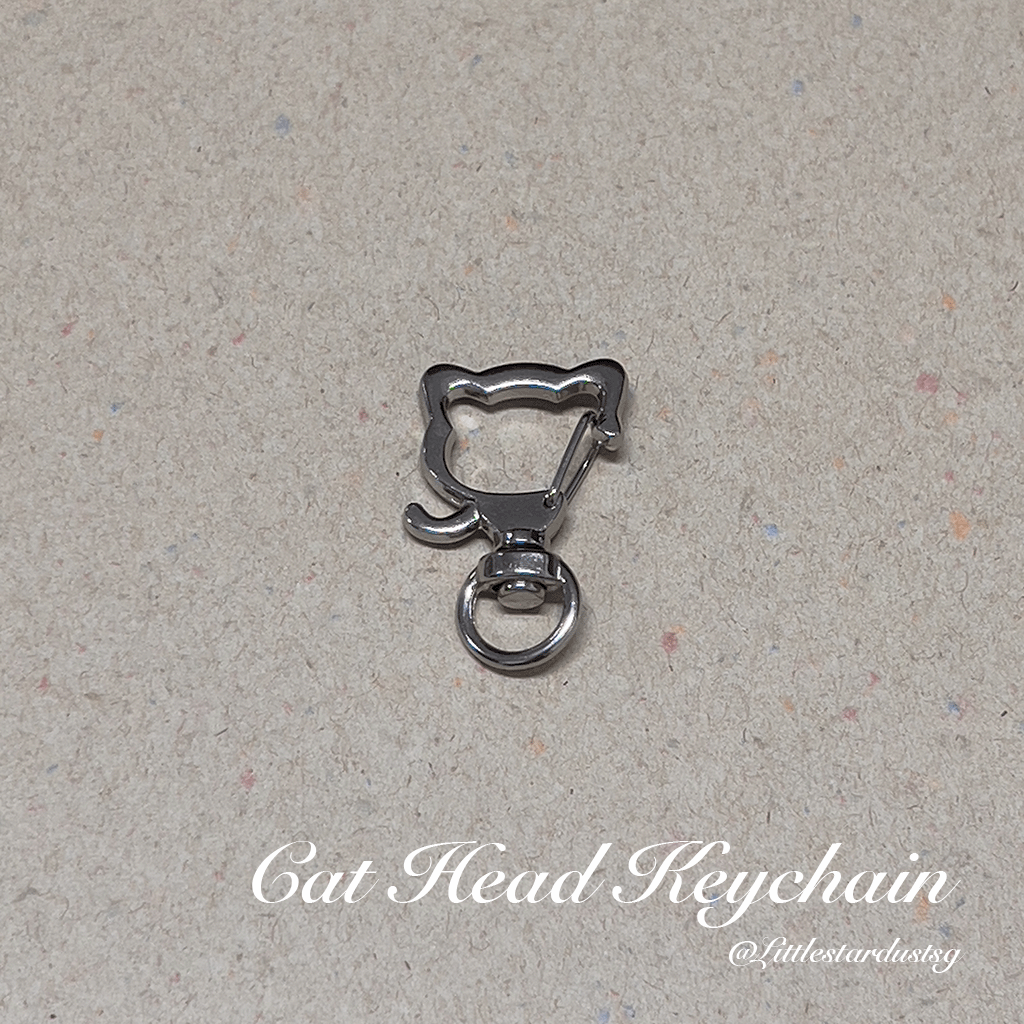 Mouthless Kitty (Red Ribbon) | Keychain