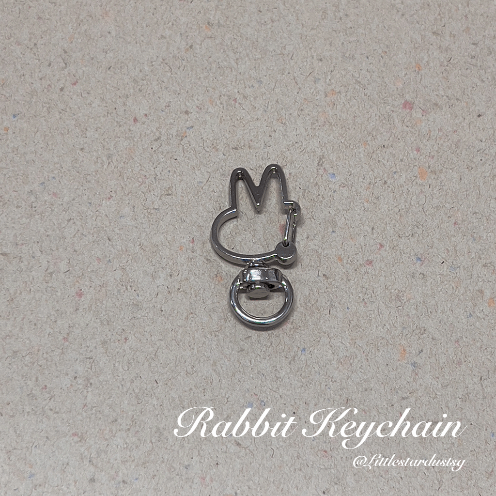 Mouthless Kitty (Red Ribbon) | Keychain