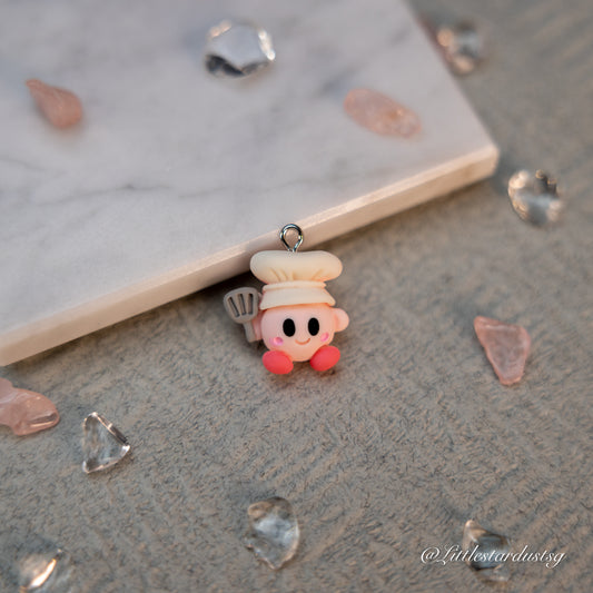 Pink Monster (Chef Hat) | Keychain