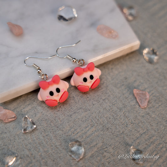 Pink Monster (Pink Ribbon) | Earrings