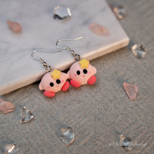 Pink Monster (Yellow Star) | Earrings