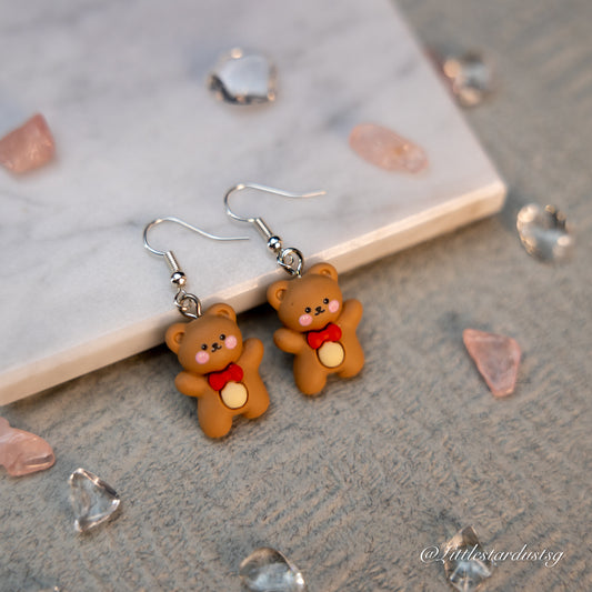 Brown Bear | Earrings