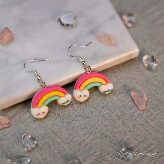 Rainbow Heart | Earrings