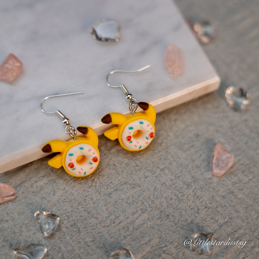 Donut (Yellow Monster) | Earrings