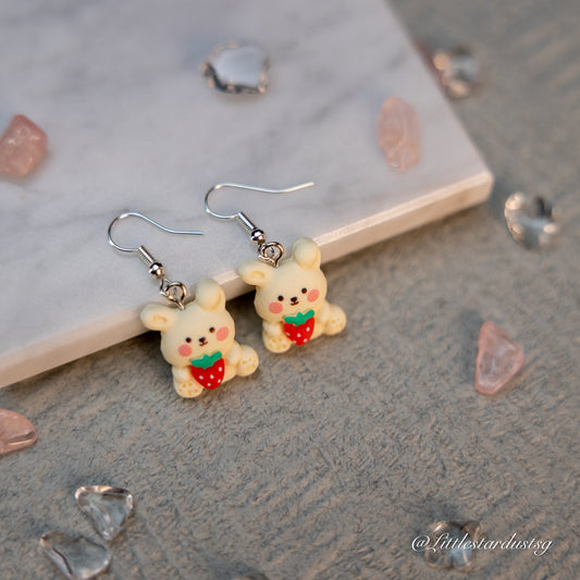 Strawberry Rabbit | Earrings