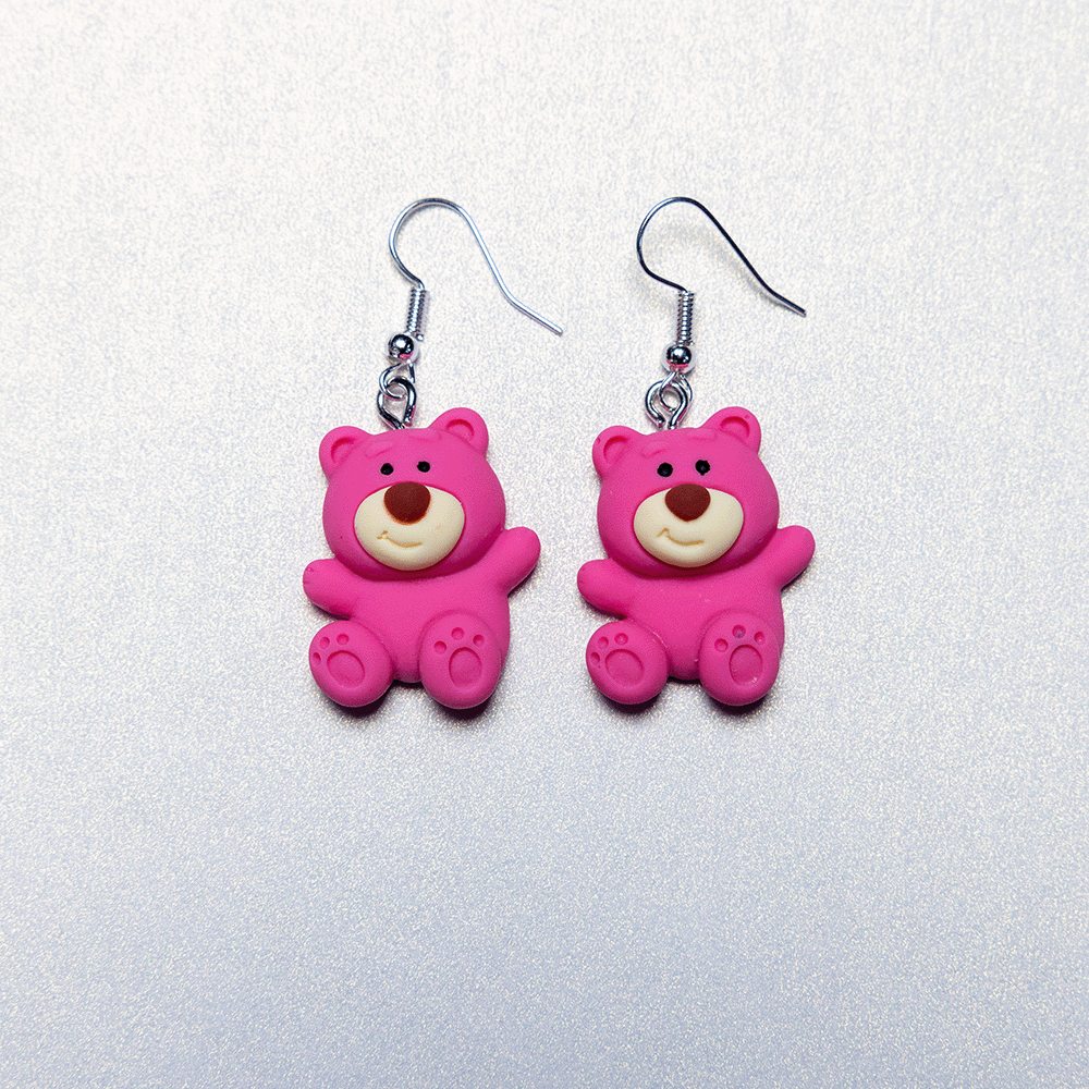 Pink Bear | Earrings