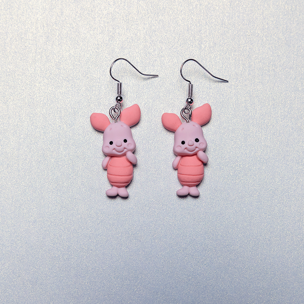 Pink Piggy | Earrings
